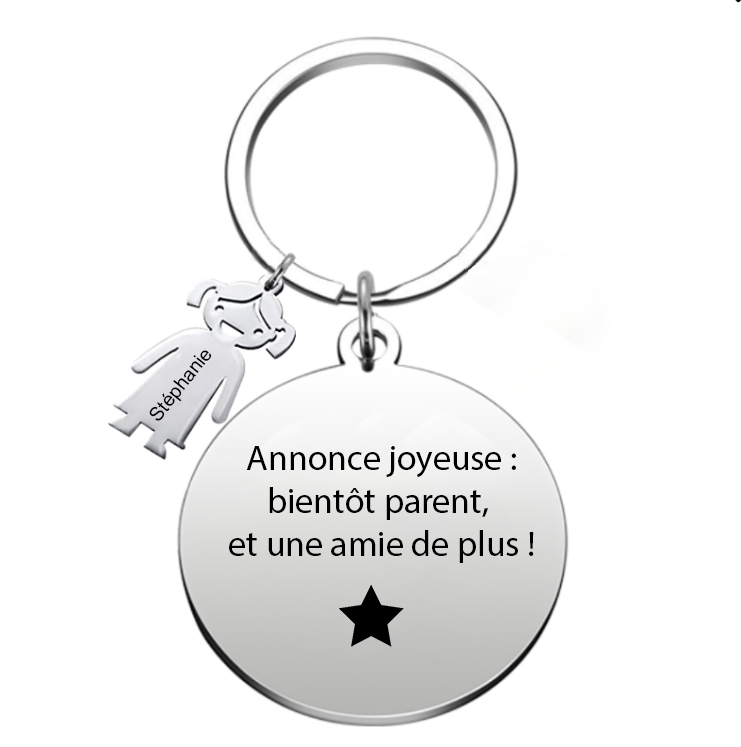 Le Porte-Clef "Annonce joyeuse : bientôt parent, et une amie de plus !"