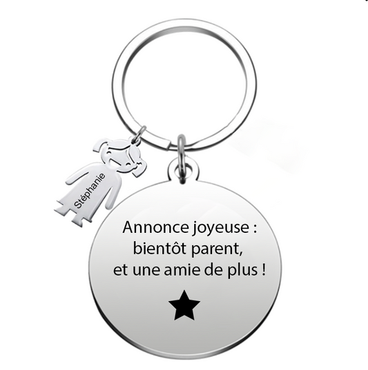 Le Porte-Clef "Annonce joyeuse : bientôt parent, et une amie de plus !"