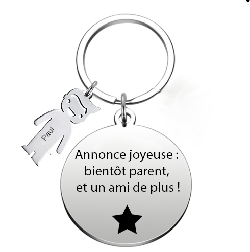 Le Porte-Clef "Annonce joyeuse : bientôt parent, et un ami de plus !"