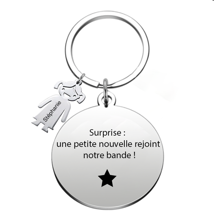 Le Porte-Clef "Surprise : une petite nouvelle rejoint notre bande !"