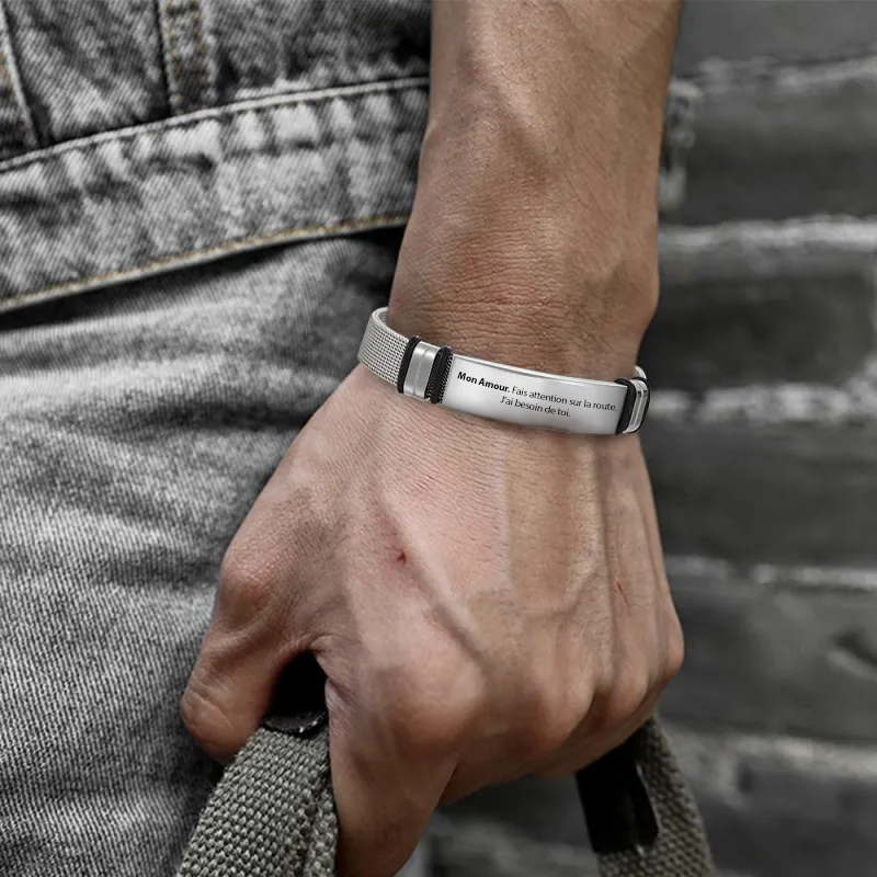 Le Bracelet Ajustable "A mon Amour"