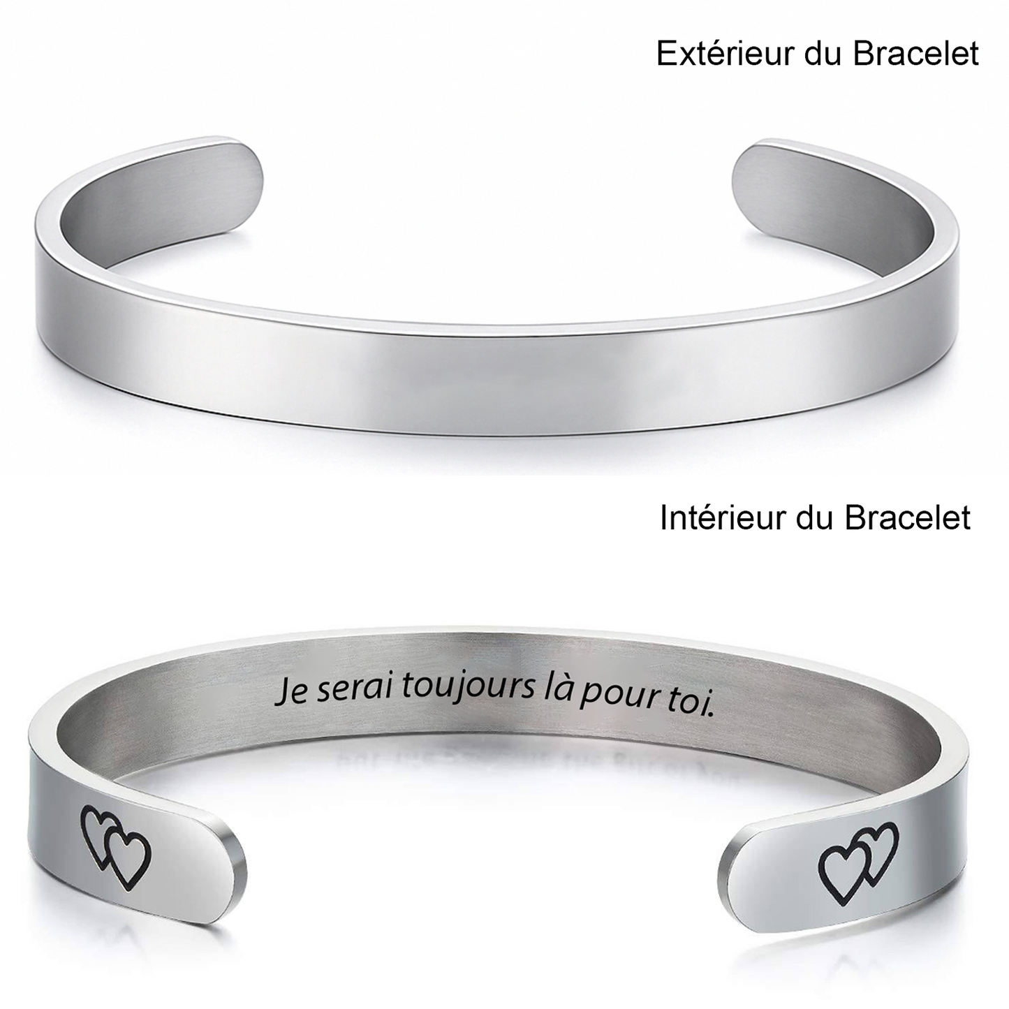 Bracelet Cousine gravé