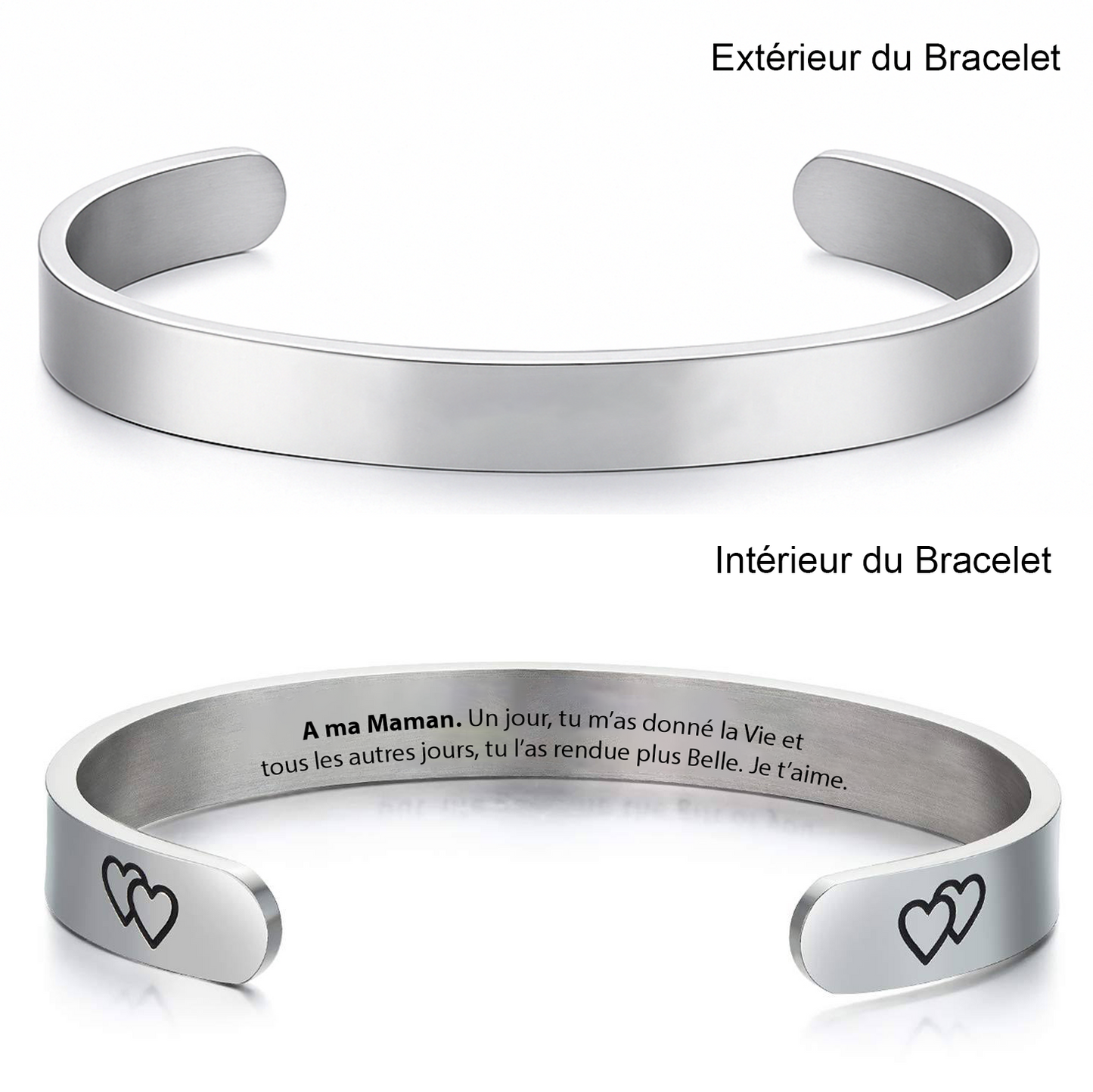 Bracelet pour Maman Ajustable – Prénom Personnalisé