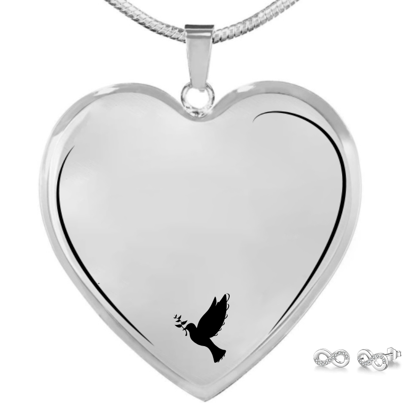 Collier Colombe - Collier Baptême Fille