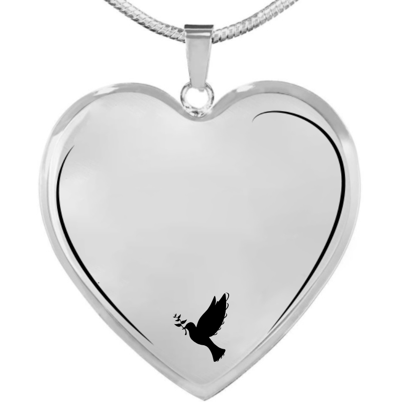 Collier Colombe - Collier Baptême Fille