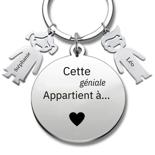 Le Porte-Clef "la meilleure des XXX" - A personnaliser