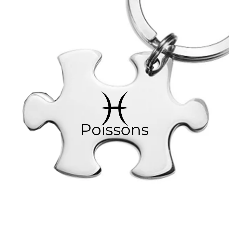 Porte-clé Puzzle Poisson