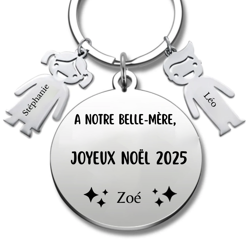 Porte Clé Noël Joyeux Noël Belle-Mère