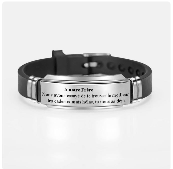 Bracelet Frère Personnalisé - Les Bijoux de Marilou