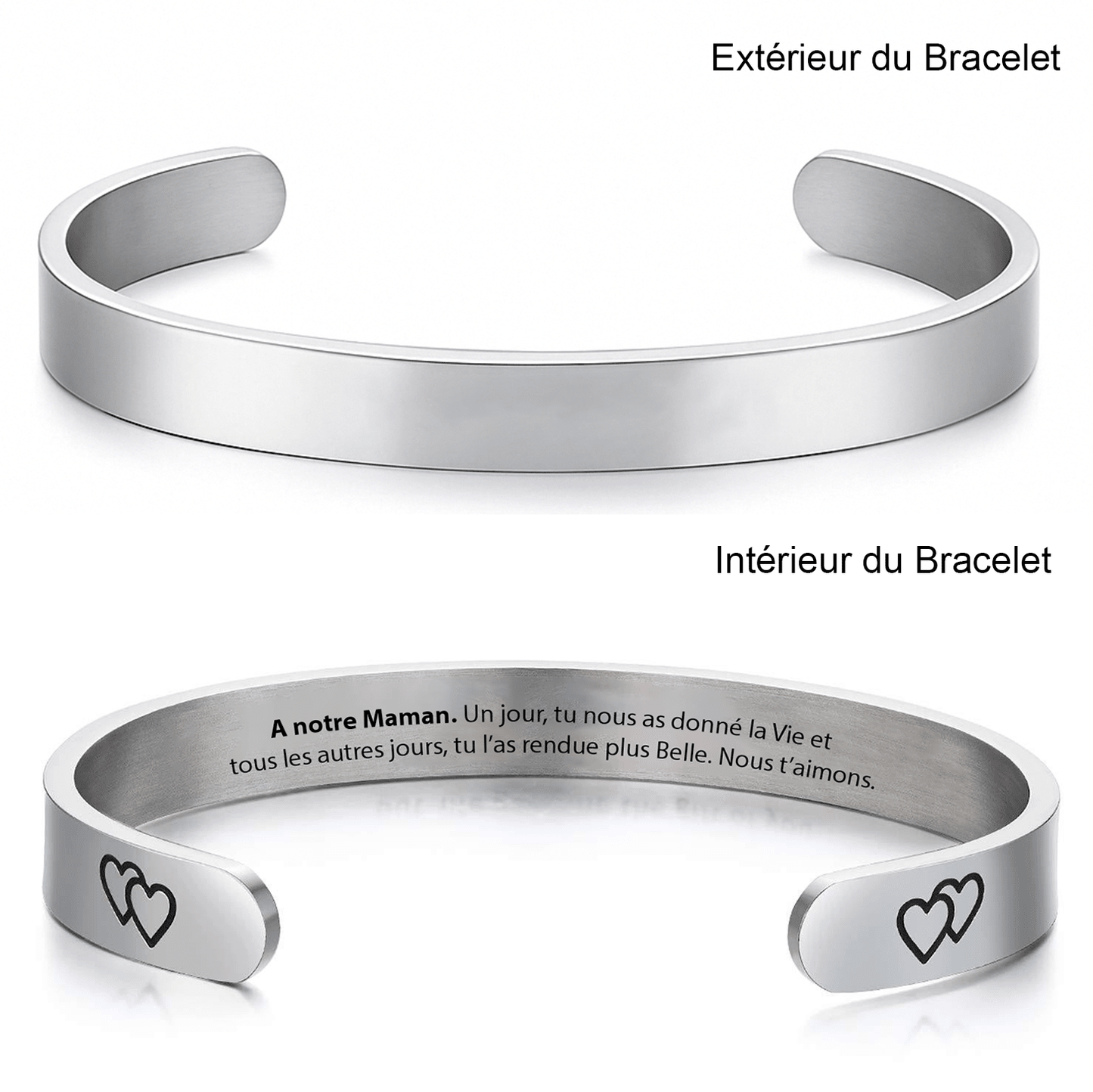 Bracelet Maman Ajustable et Personnalisé - Les Bijoux de Marilou