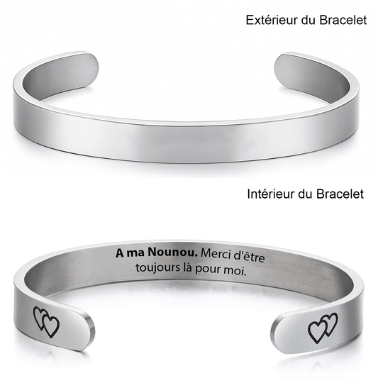 Bracelet Nounou Ajustable A personnaliser - Les Bijoux de Marilou