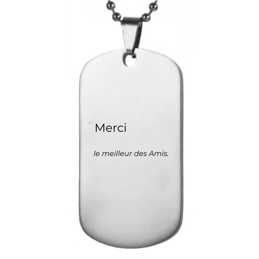 Collier Meilleur Ami Personnalisé - Les Bijoux de Marilou