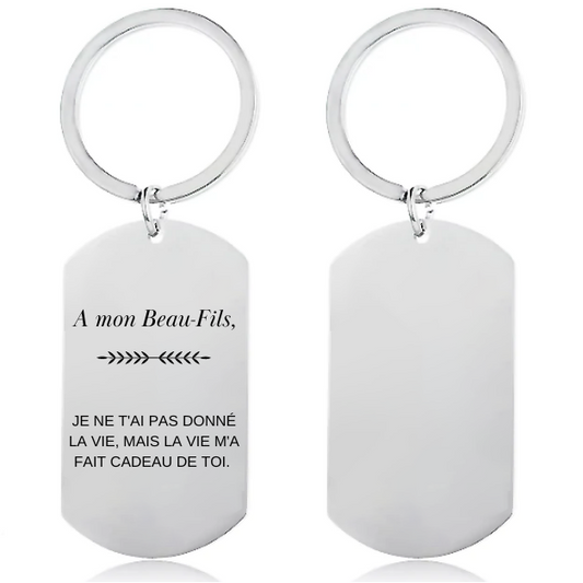Le porte-clef "A mon Beau-Fils"
