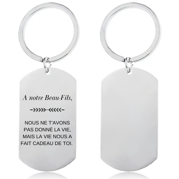Le porte-clef "A mon Beau-Fils"