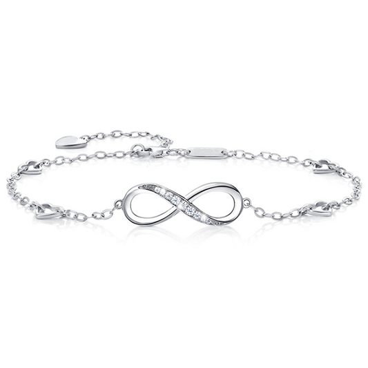 Bracelet Infini Femme en Argent