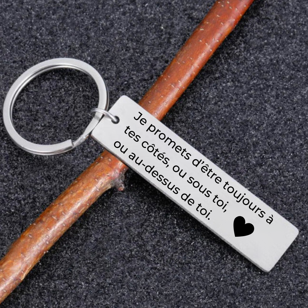 Le porte-clef : "Je promets"