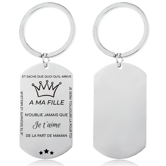 Le porte-clef "A ma Fille"