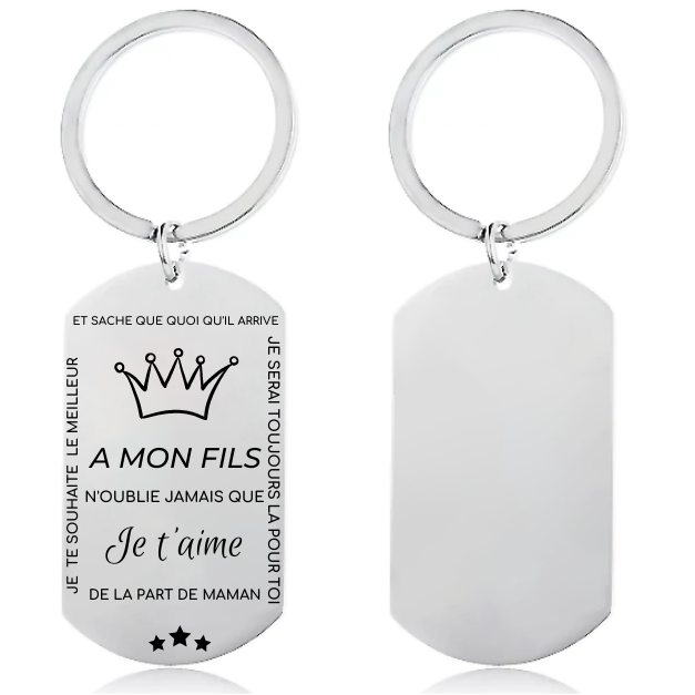 Le porte-clef "A mon Fils" - N'oublie jamais