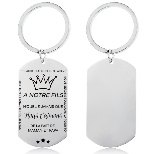 Le porte-clef "A mon fils"