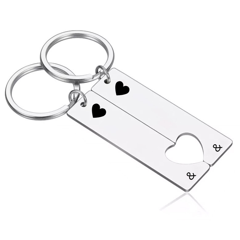Porte Clé Couple "Nous, tout simplement"