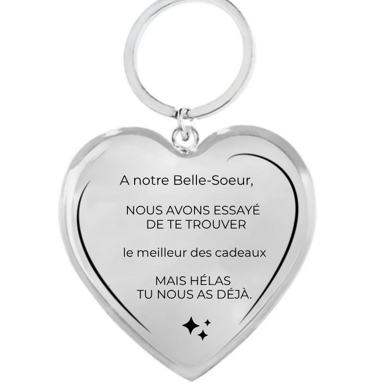 Porte-Clé Belle Sœur Personnalisé