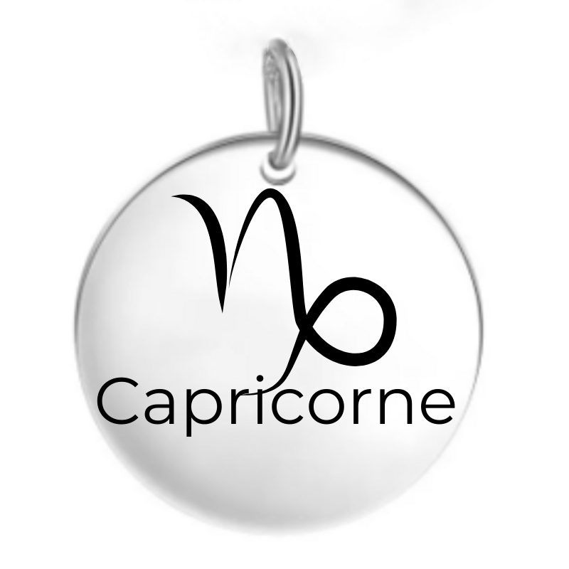 Pendentif Capricorne Homme et Femme