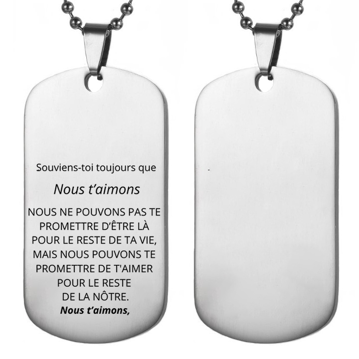 Collier Personnalisé pour Homme - Offrez un bijou unique, à votre image