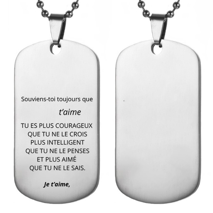 Collier Personnalisé pour Homme - Offrez un bijou unique, à votre image