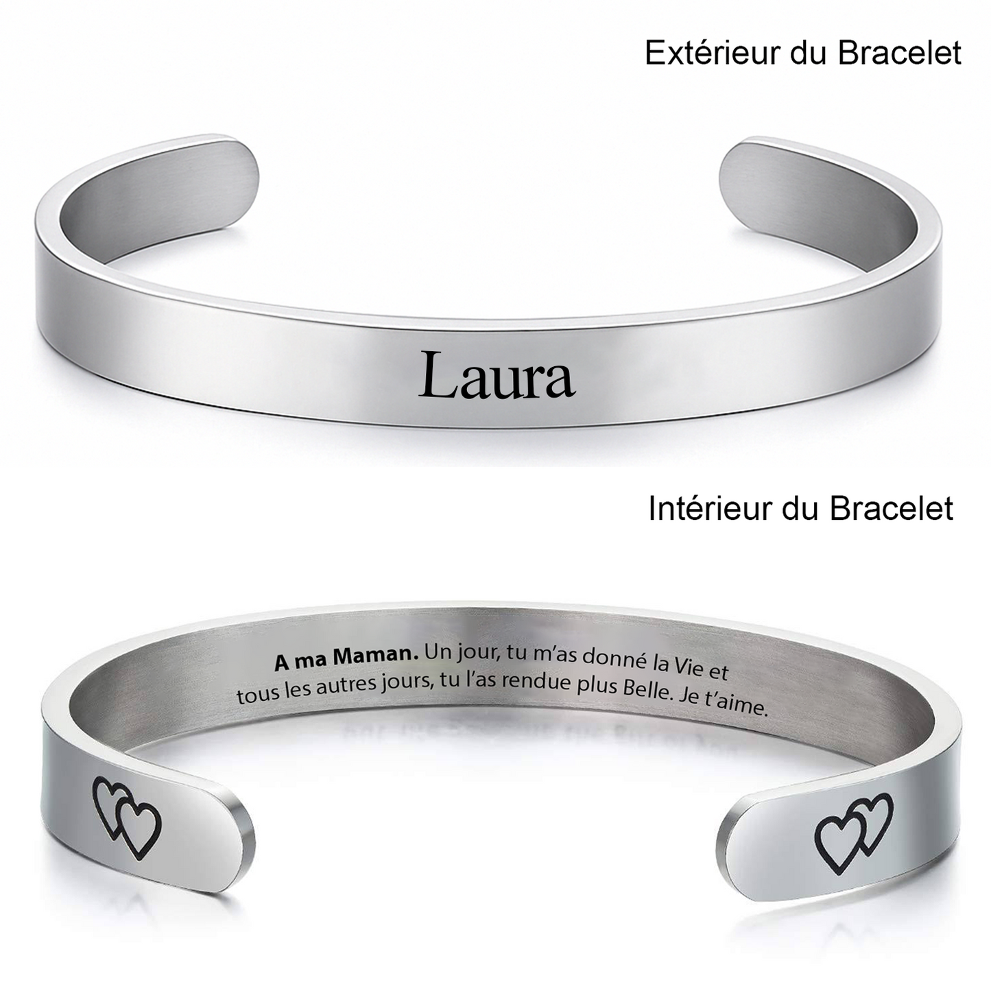 Bracelet Maman Ajustable et Personnalisé