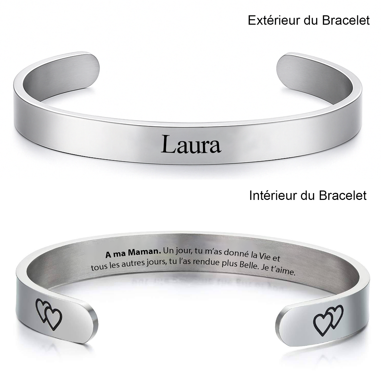 Bracelet Maman Ajustable et Personnalisé