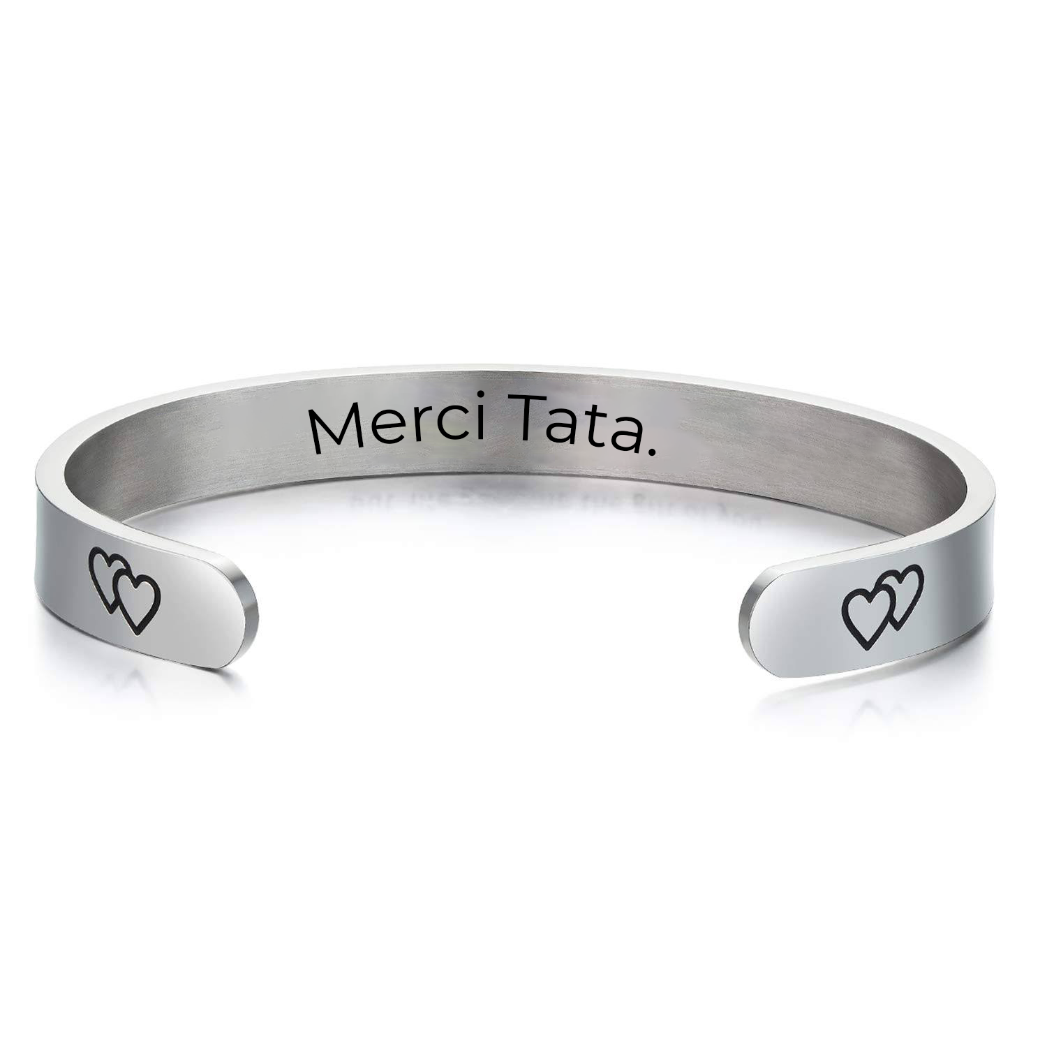 Bracelet Tata Ajustable "Merci Tata"