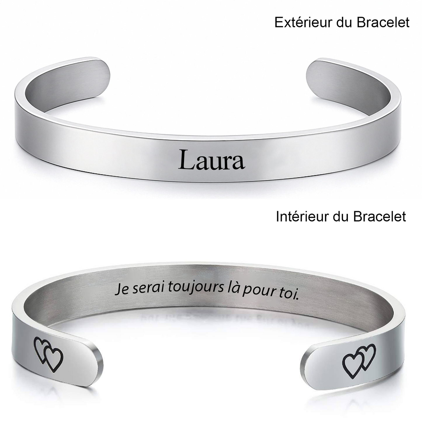 Bracelet pour Soeur Ajustable Personnalisé