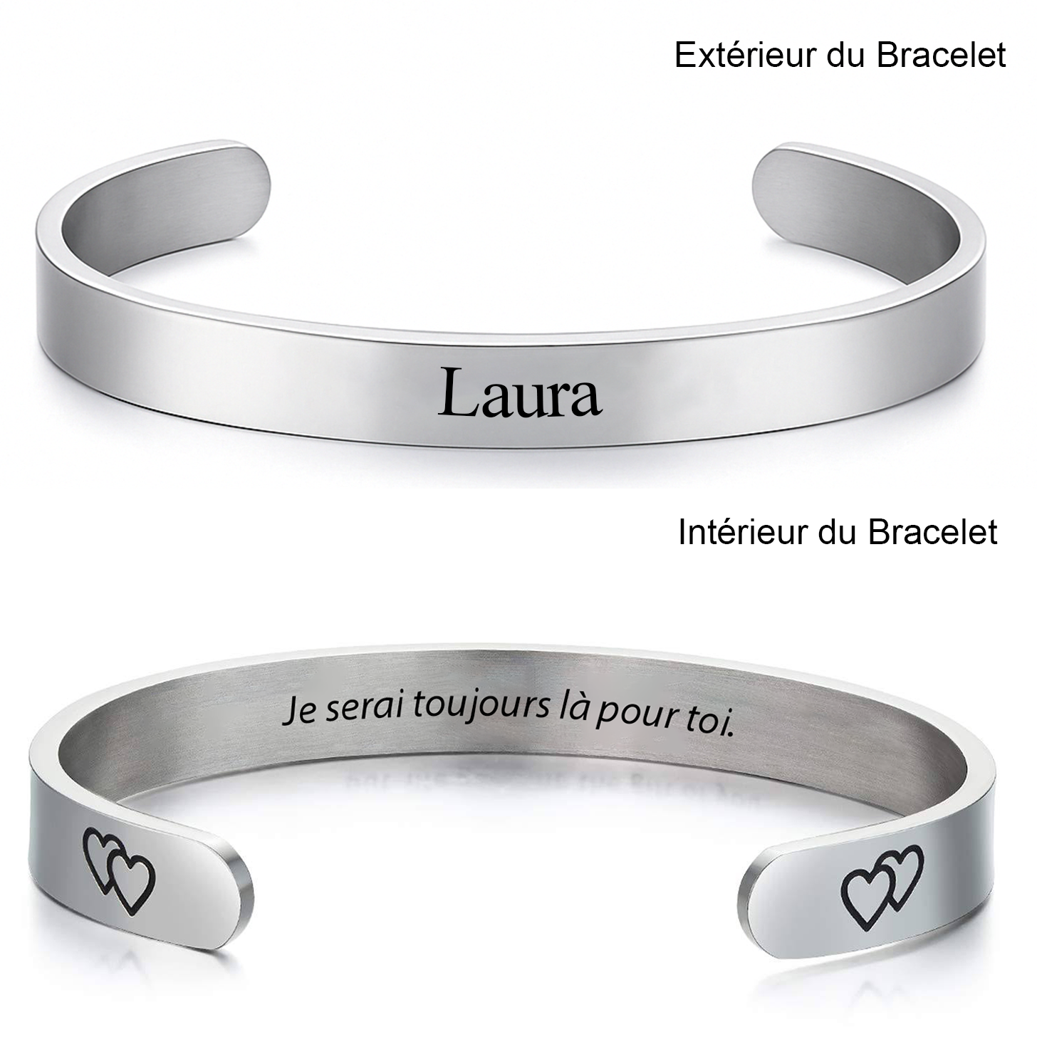 Bracelet pour Soeur Ajustable Personnalisé