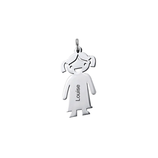 Breloque Personnalisée Enfant Pour Porte-Clés Fille
