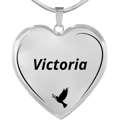 Collier Colombe - Collier Baptême Fille