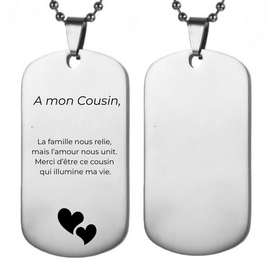 Collier Cousin Personnalisé