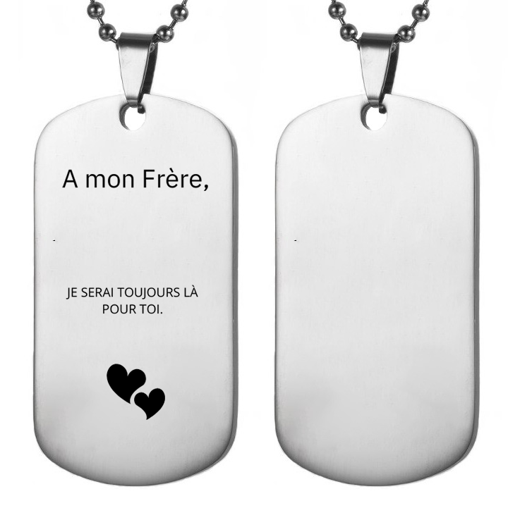 Collier Frère - A mon Frère