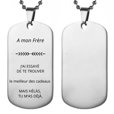 Collier Frère Personnalisé