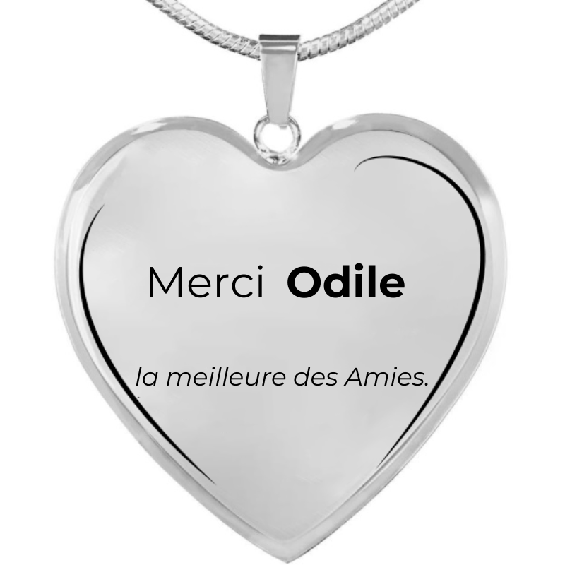 Collier Meilleure Amie Personnalisé A Personnaliser