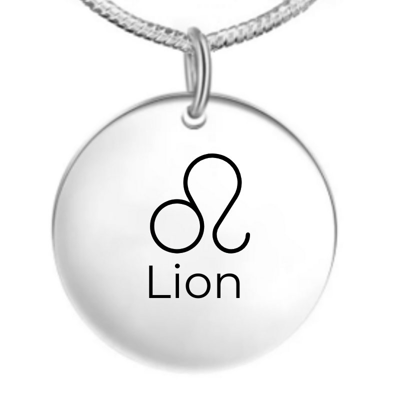 Collier Lion Homme et Femme : Collier Signe Astrologique Lion