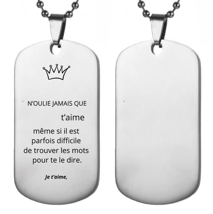 Collier Personnalisé pour Homme - Offrez un bijou unique, à votre image