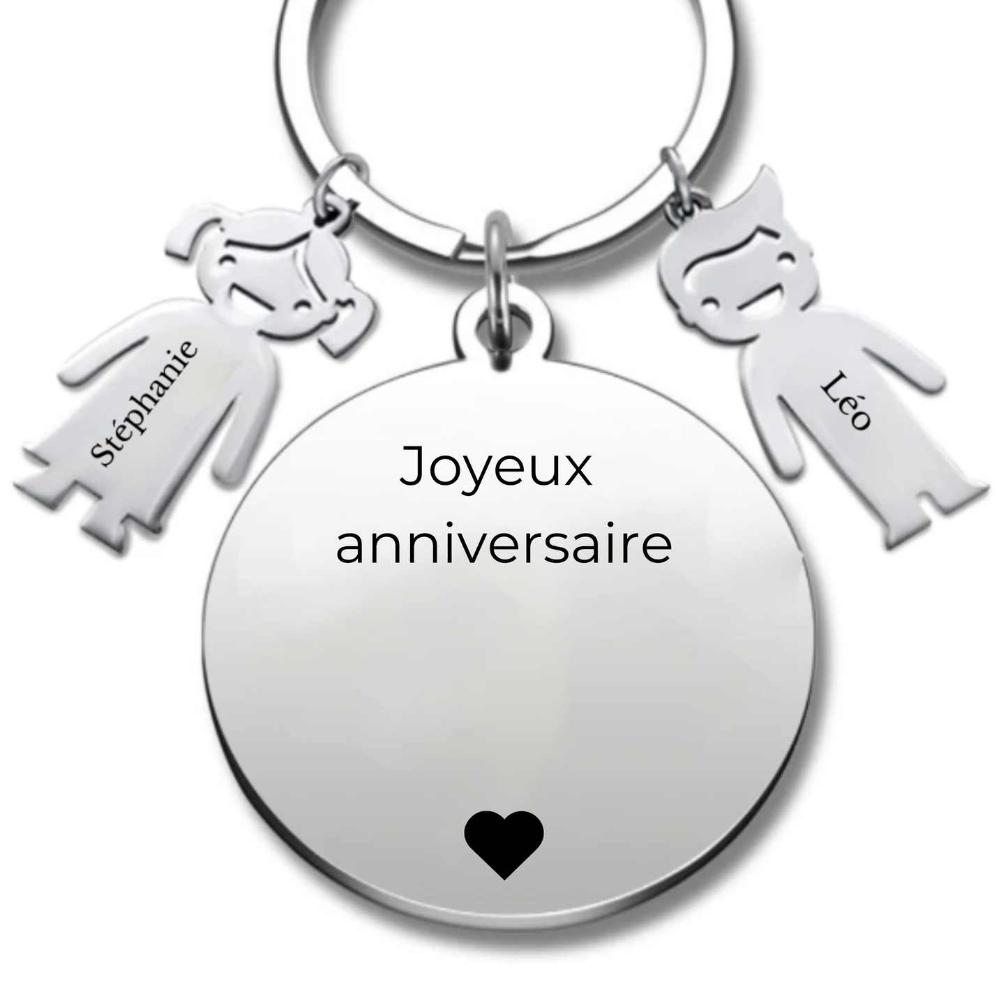 Le Porte-Clef personnalisé Joyeux Anniversaire + Prénom