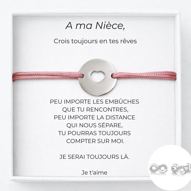 Gourmette Niece Boucles d'Oreilles assorties