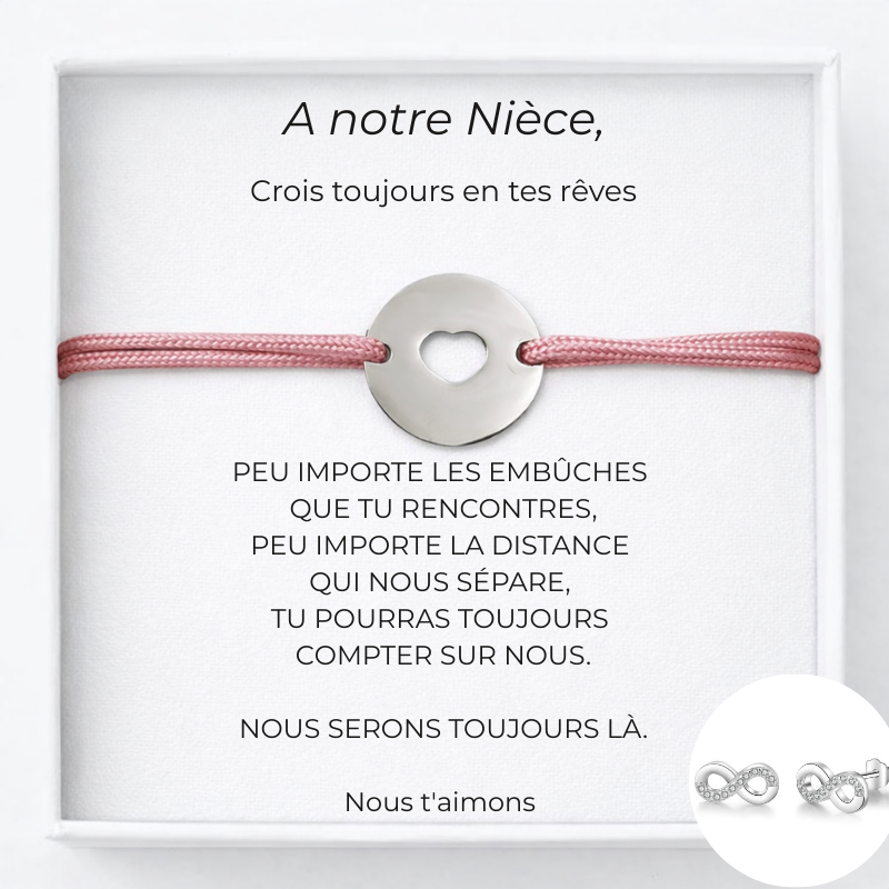 Gourmette Notre Niece Boucles d'Oreilles assorties