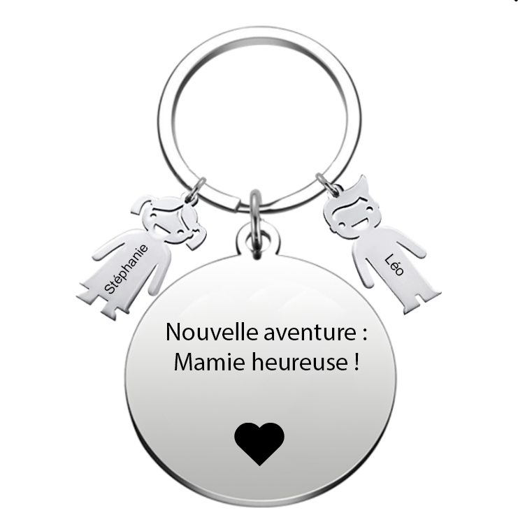 Le Porte-Clef "Nouvelle naissance : Mamie heureuse"