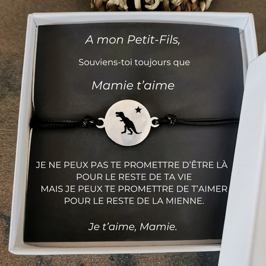 Le bracelet Ta Petite Etoile + la carte "Je t'aimerai pour toujours"