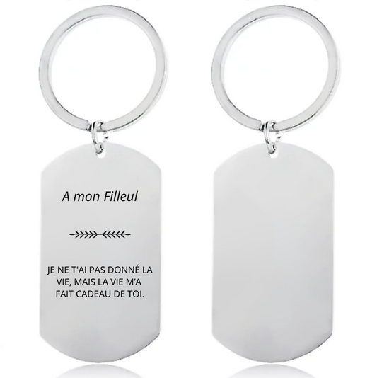 Le porte-clef "A mon Filleul"