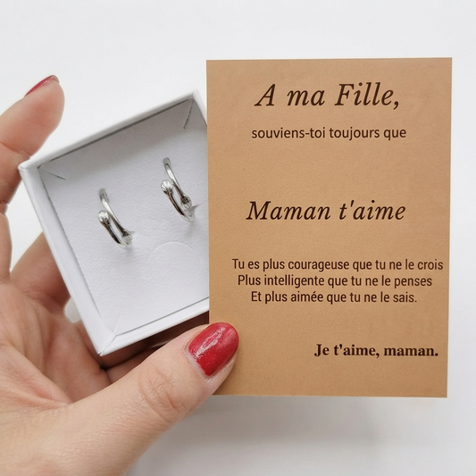 Bague Mère Fille — Duo de Bagues Tendresse Personnalisé