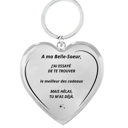 Porte-Clé Belle Sœur Personnalisé