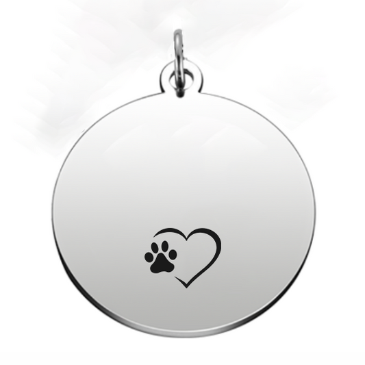 Médaille "Chien XXX" - Pour Chien personnalisable Nom et Téléphone